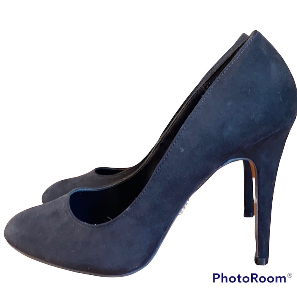 Rock & Republic Black Gwen Suede High Heels sz 10